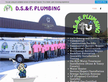 Tablet Screenshot of plumbingbranson.com